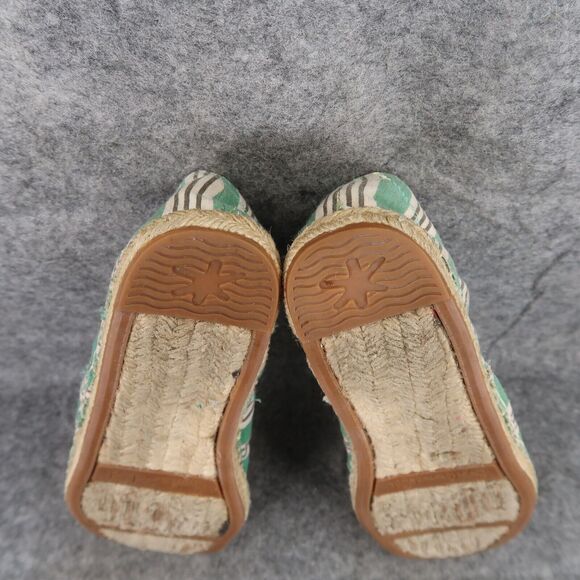 Splendid Shoes Womens 8.5 Sneaker Slip On Flats Loafer Espadrille Striped Fabric - Picture 10 of 12